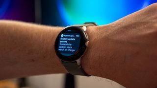 Getting a software update on the Google Pixel Watch