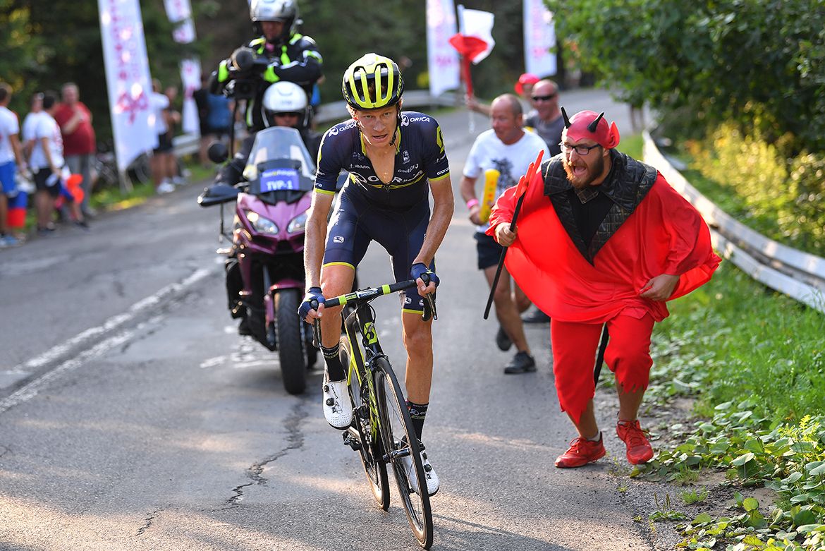Jack Haig (Orica-Scott) on the attack