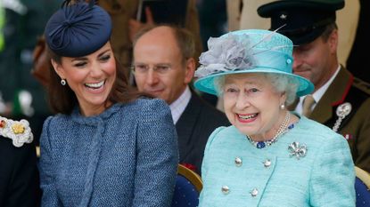 Kate Middleton and Queen Elizabeth