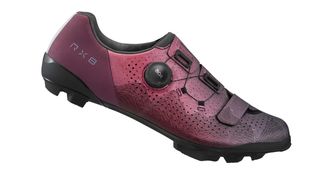 Side view of the Shimano RX8 special Unbound gravel shoe