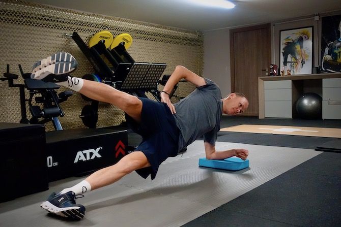 Chris Froome (Team Ineos) on his way back to fitness in his 'pain cave'