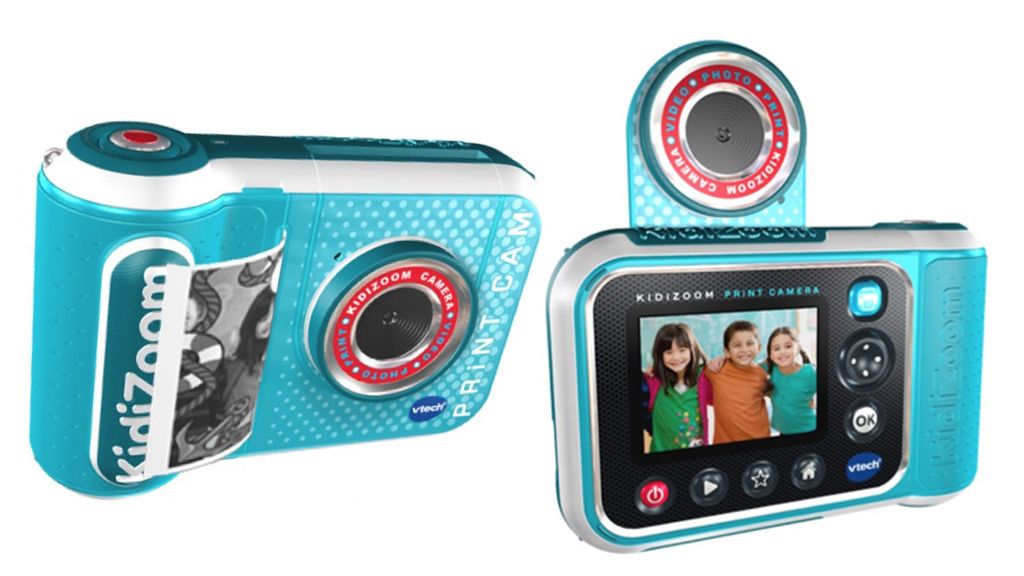 VTech KidiZoom PrintCam camera to teach children the beauty of black