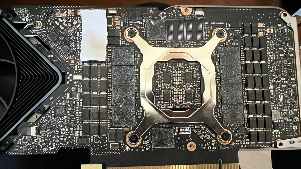 An engineering sample of the RTX 3080 Ti with 20GB RAM