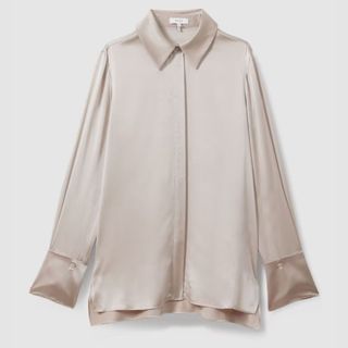 Reiss Champagne Silk Shirt