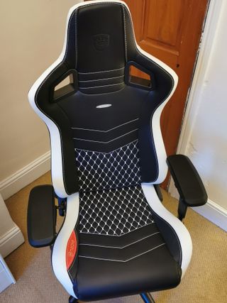 Epic Series real leather chair from Noblechairs finished chair