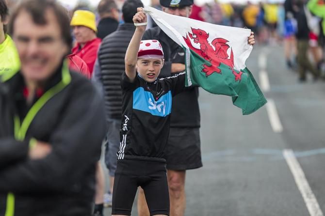 Waving the flag of choice.
