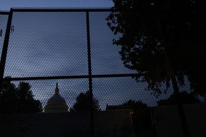 Capitol fence.