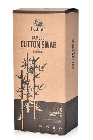Isshah Store Bamboo Cotton Swabs box