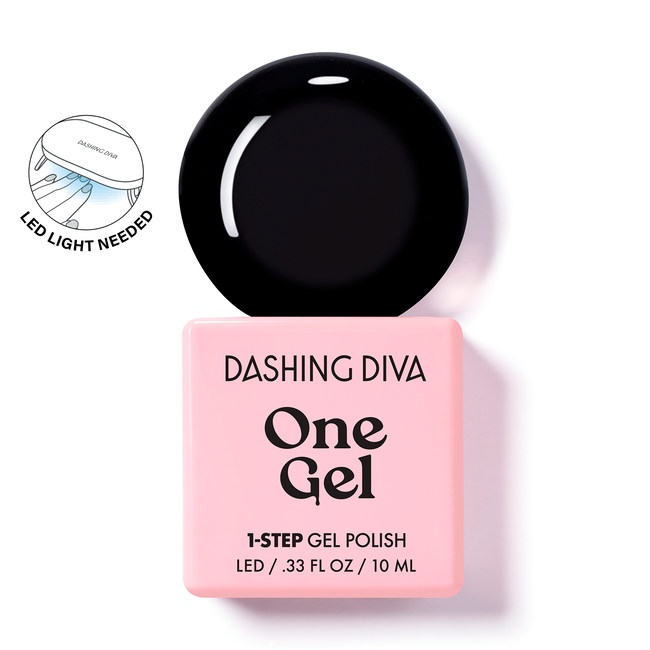 One Gel Color Polish - Real Black