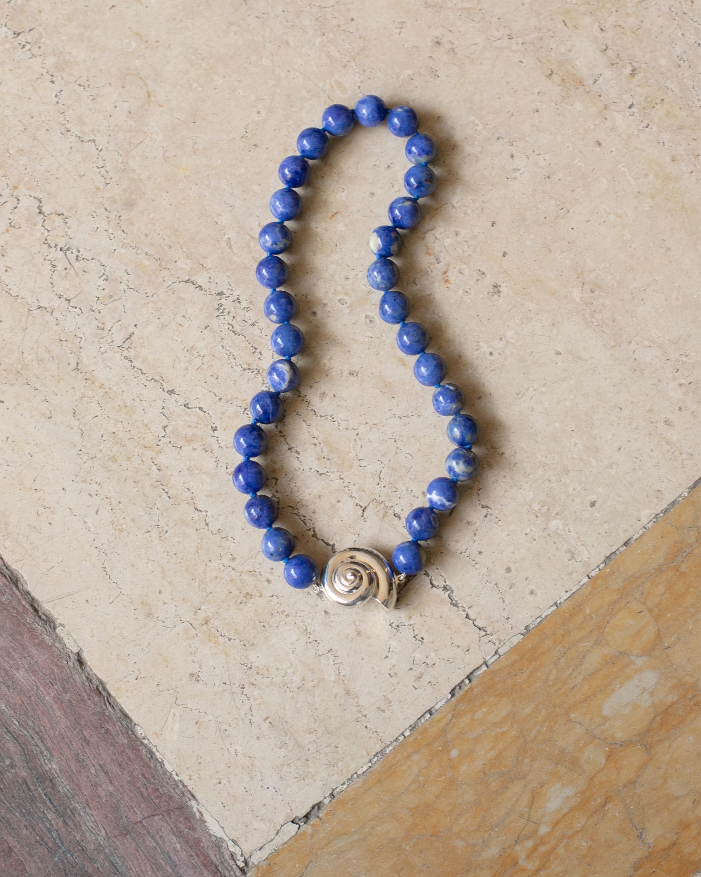 Jeanerica x Le Sundial, Nautilus Cobalto Collar