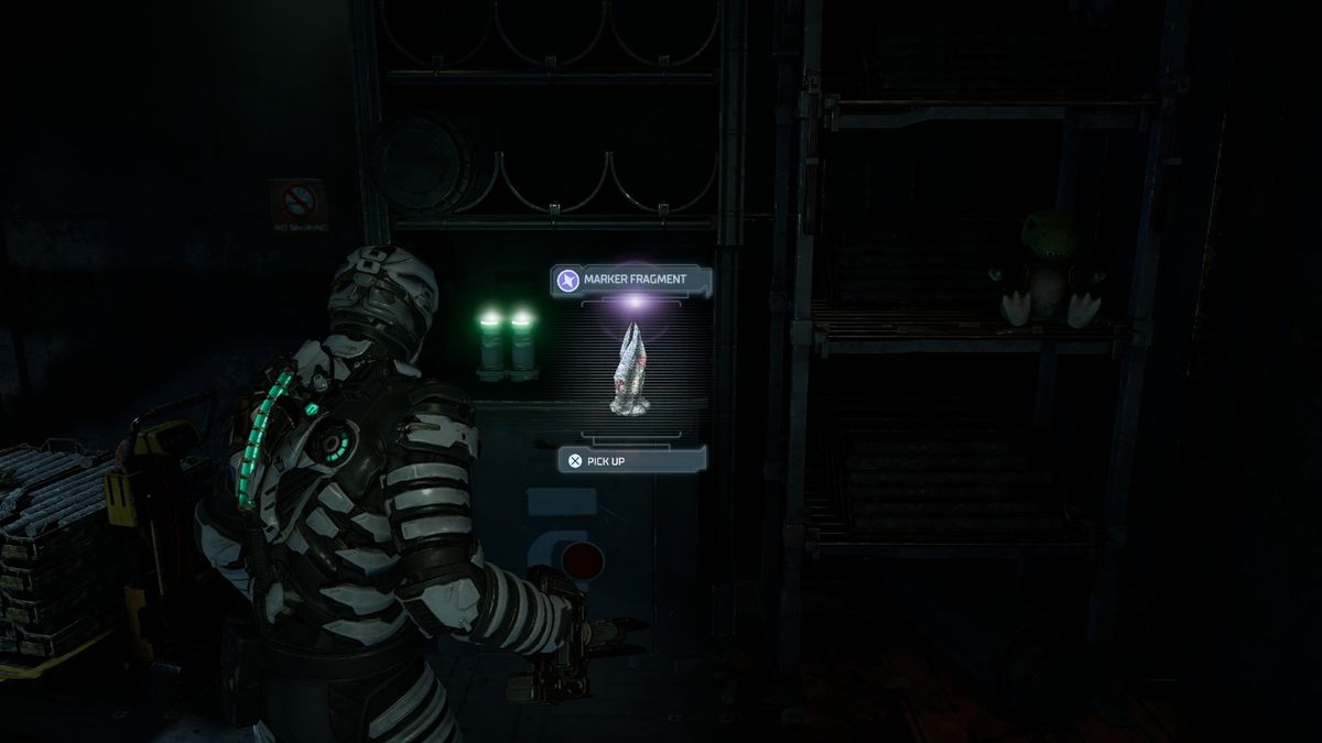 Dead Space Marker Fragment in Mining Deck room