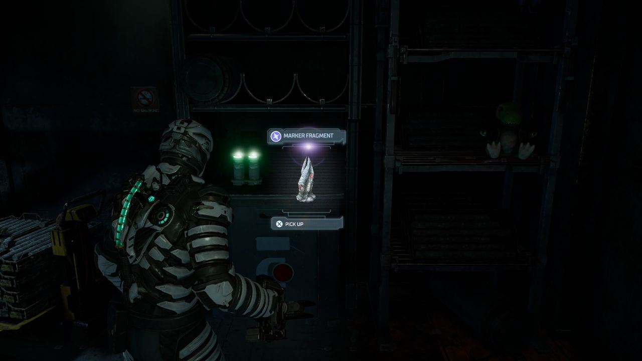 Dead Space Marker Fragment in Mining Deck room