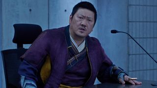 Benedict Wong as Wong taking the stand in She-Hulk: Attorney at Law