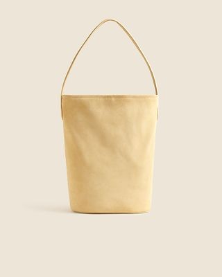 Berkeley Bucket Bag in Leather and Suede