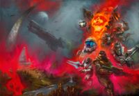The stunning cover art is illustrated by Levi "Leviathan" Hoffmeier, known for official artwork in the 2022 Halo Encyclopedia and the beloved fan-made comic A Fistful of Arrows.
