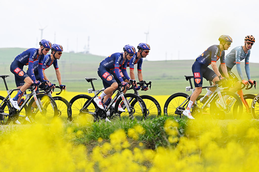 Picnic-PostNL in action at the Giro d'Italia, where they finished last in the prize money and UCI points rankings