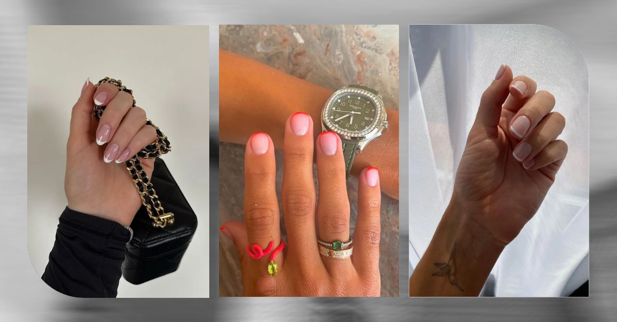 24 French Manicure Designs That Look Exceptional on Short Nails
