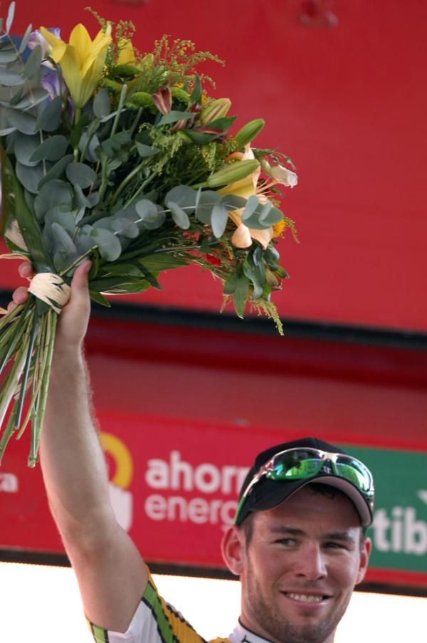 Cavendish would give the flowers to the podium girls