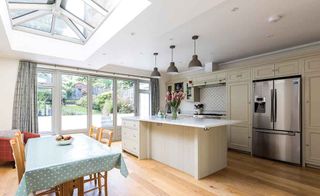 Kitchen-diner extension with country-style kitchen
