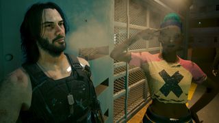 Cyberpunk 2077's Johnny and V