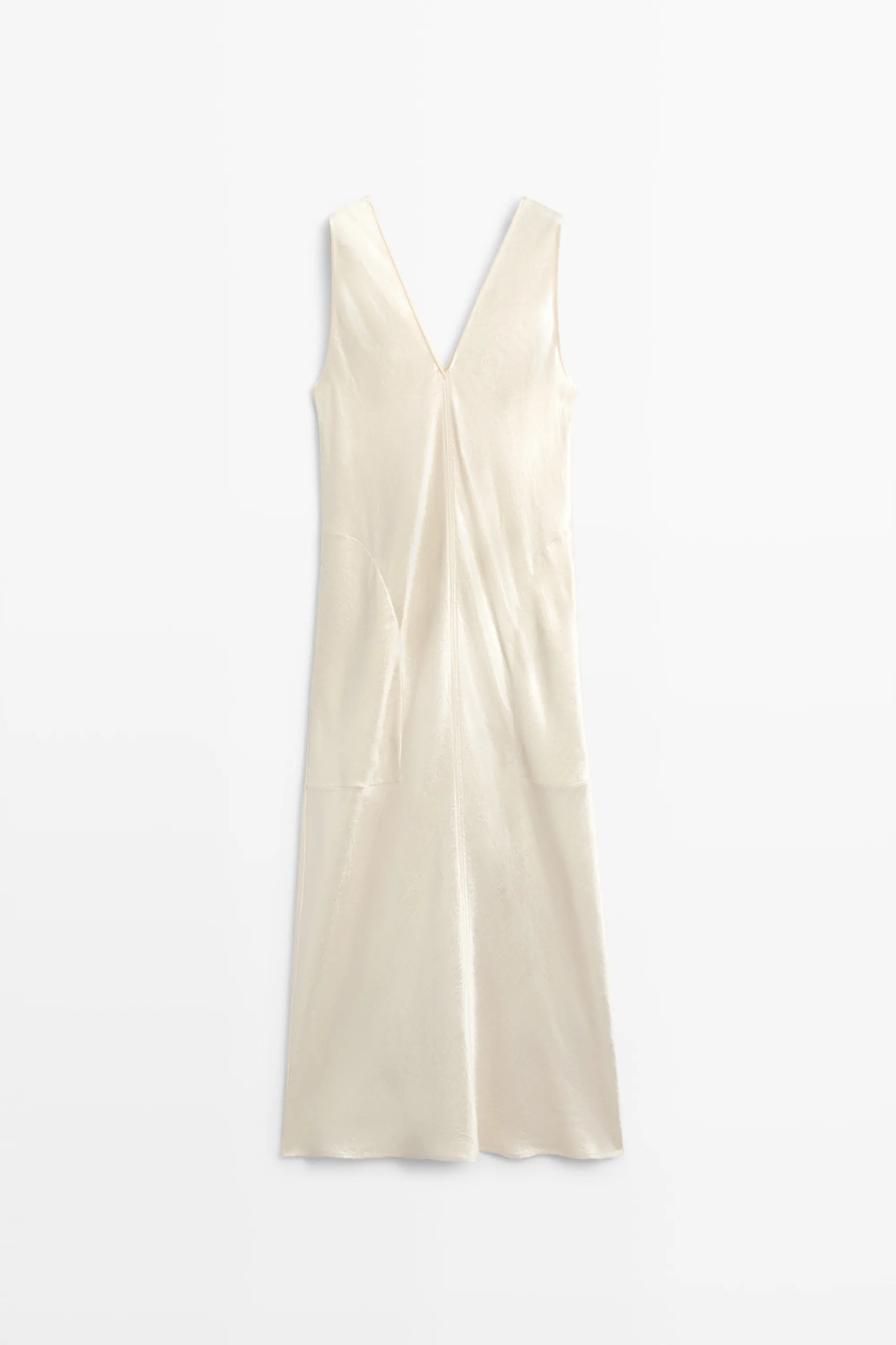 Massimo Dutti, Satin Flowing Midi Dress