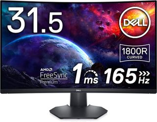  Dell Curved Gaming Monitor 27 Inch Curved with 165Hz