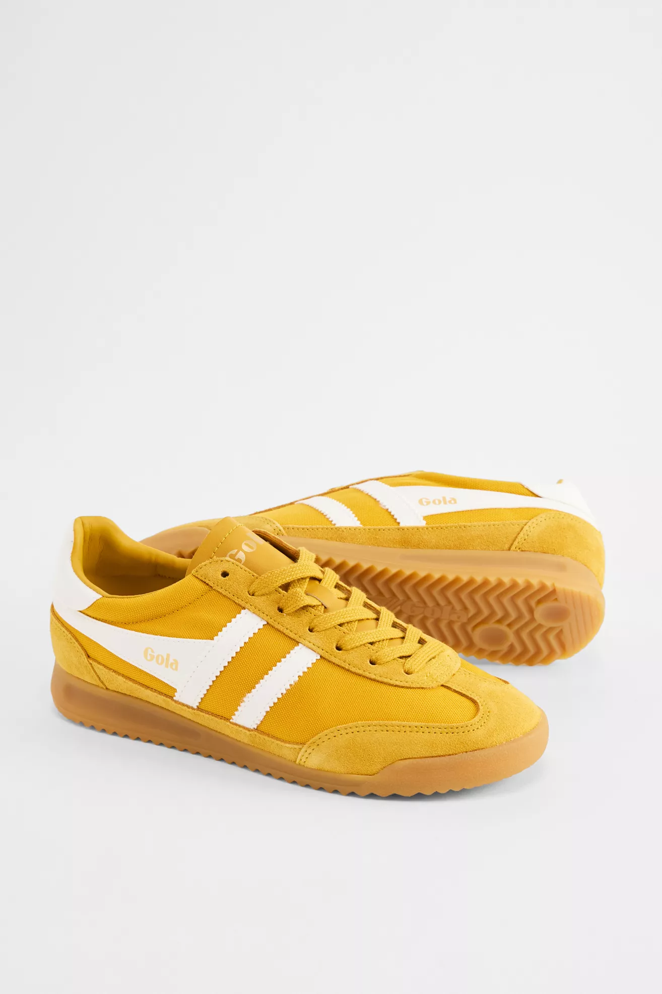 Gola Yellow & White Tornado Trainers