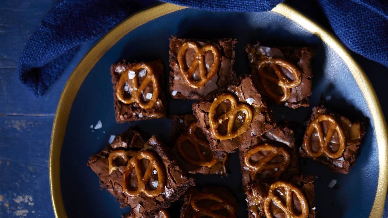 salted caramel brownies