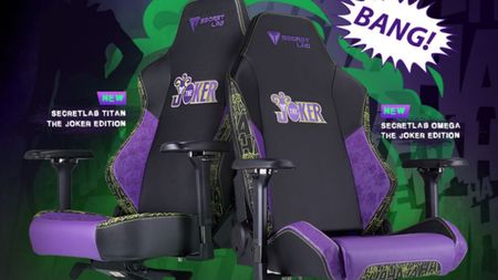 This new Joker Edition Secretlab chair lets you take a bit of Gotham home with you