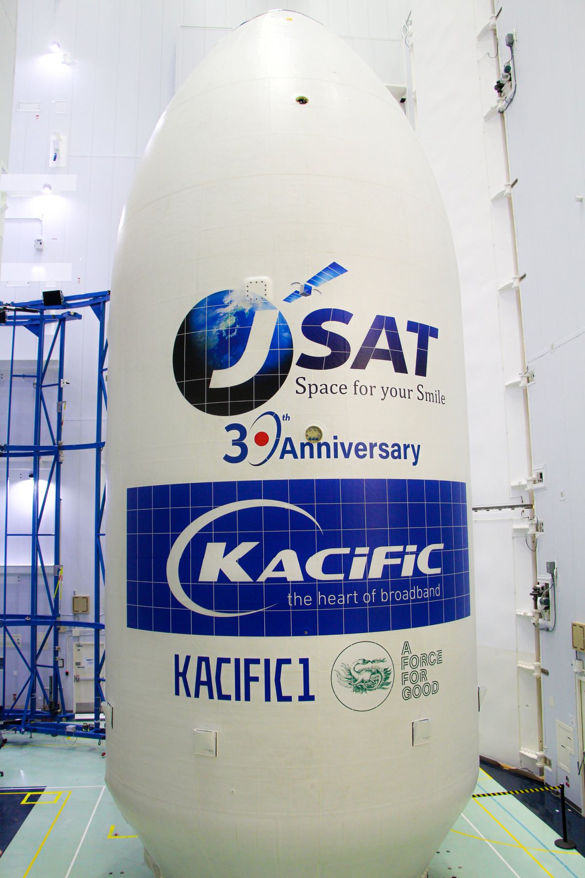 A SpaceX Falcon 9 rocket will launch the JCSAT 18/Kacific 1 communications satellite from Cape Canaveral Air Force Station in Florida on Dec. 16, 2019.