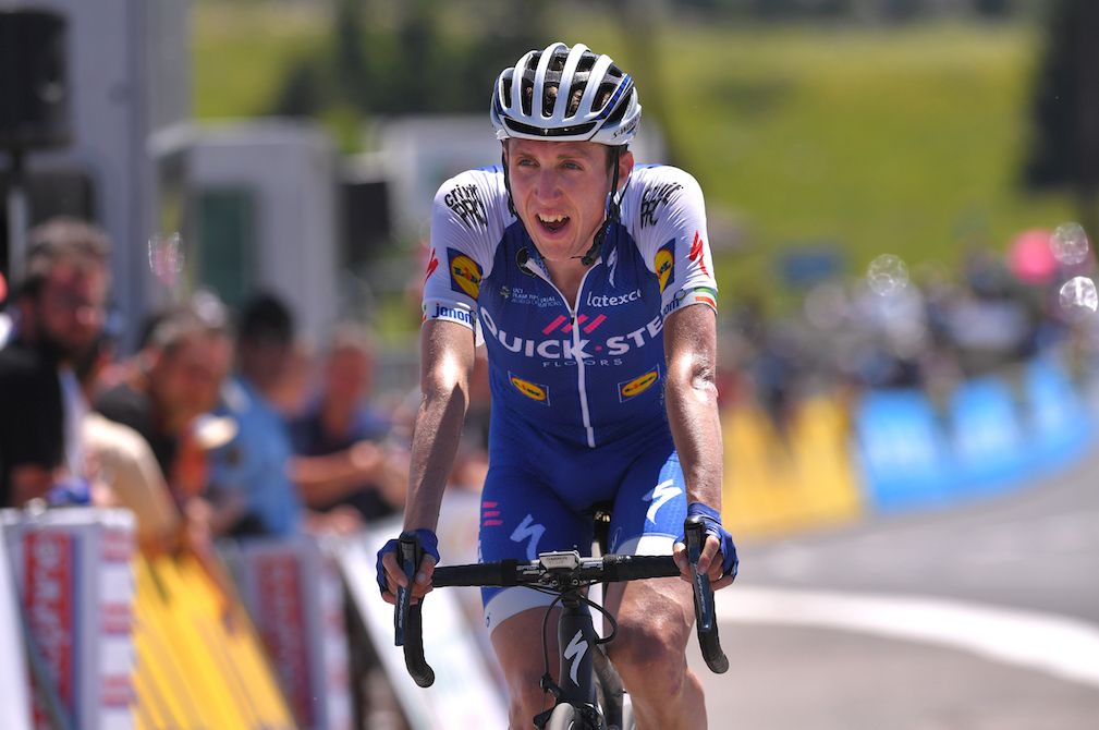 Daniel Martin finished second on stage 8 of the Crit&eacute;rium du Dauphin&eacute;.