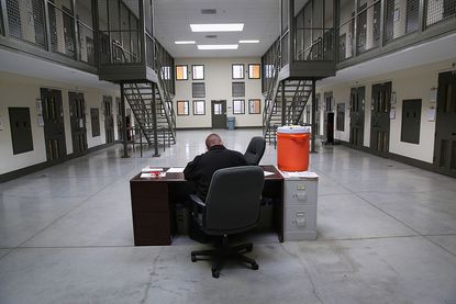 A detention facility in Adelanto, California