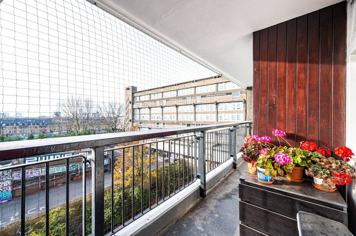 The flat commands incredible views of the capital