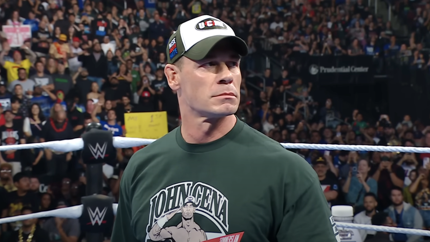 john cena on smackdown in 2025 before his summerslam match