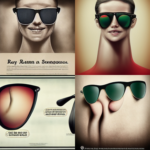 AI art made for an imagined Ray-Ban ad