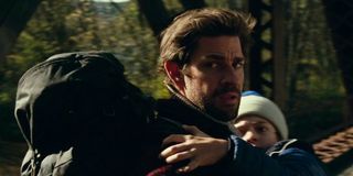 A Quiet Place John Krasinski bridge scene