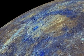 Enhanced image of Mercury