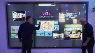 The MultiTaction Video wall is the centerpiece of the latest upgrade at the Center for the Future of Surgery at University of California, San Diego School of Medicine