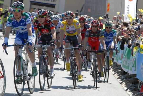 Luis Leon Sanchez (Caisse d'Epargne) remained very attentive during the final stage in defense of his overall lead.
