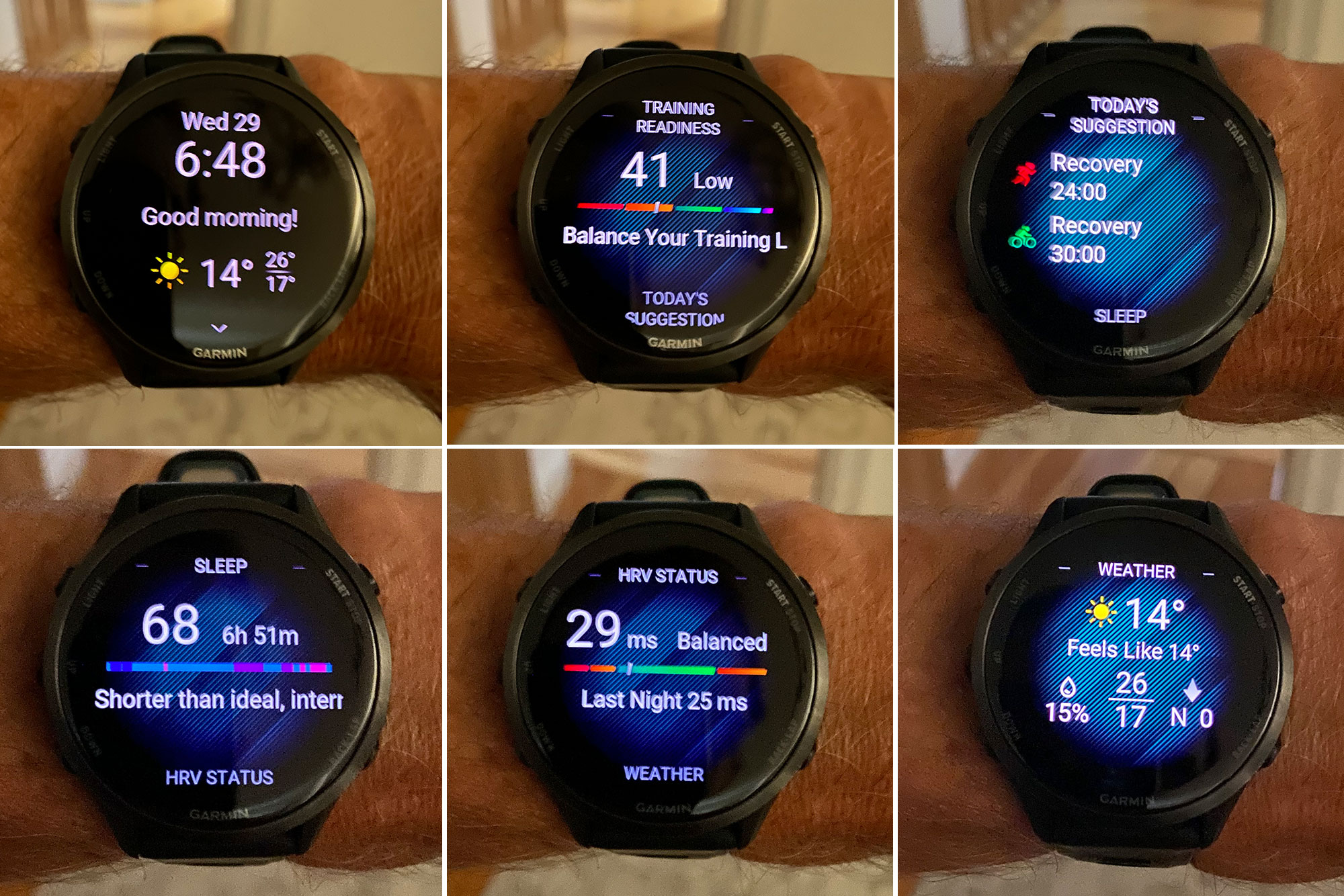 Garmin Forerunner 970 morning report
