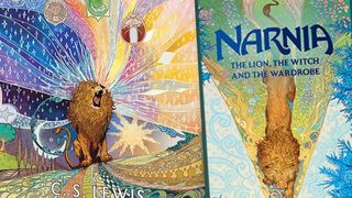 Narnia book covers for The Magician's Nephew and the Lion, the Witch and the Wardrobe