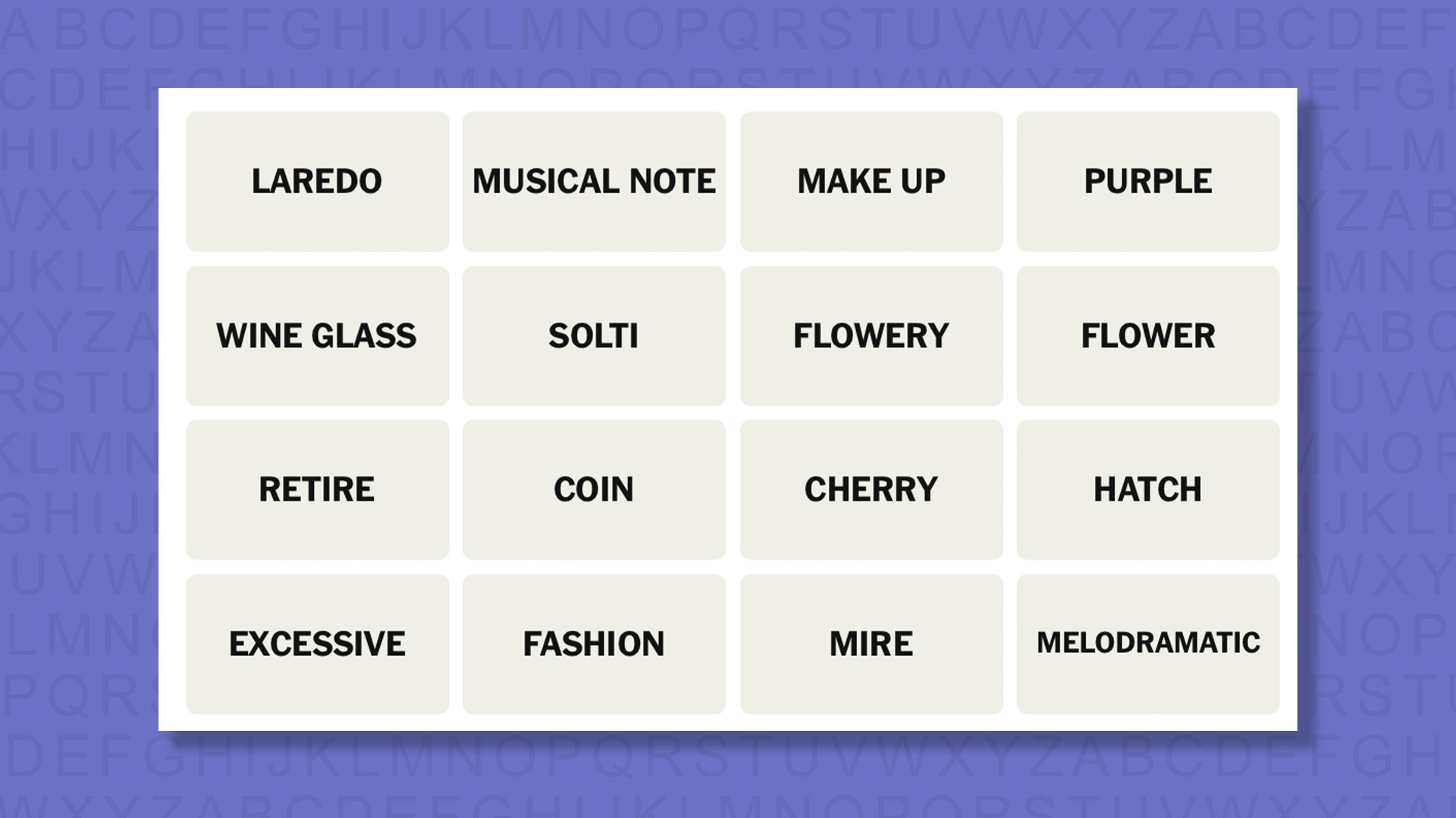 NYT Connections hints for game 928 on a purple background