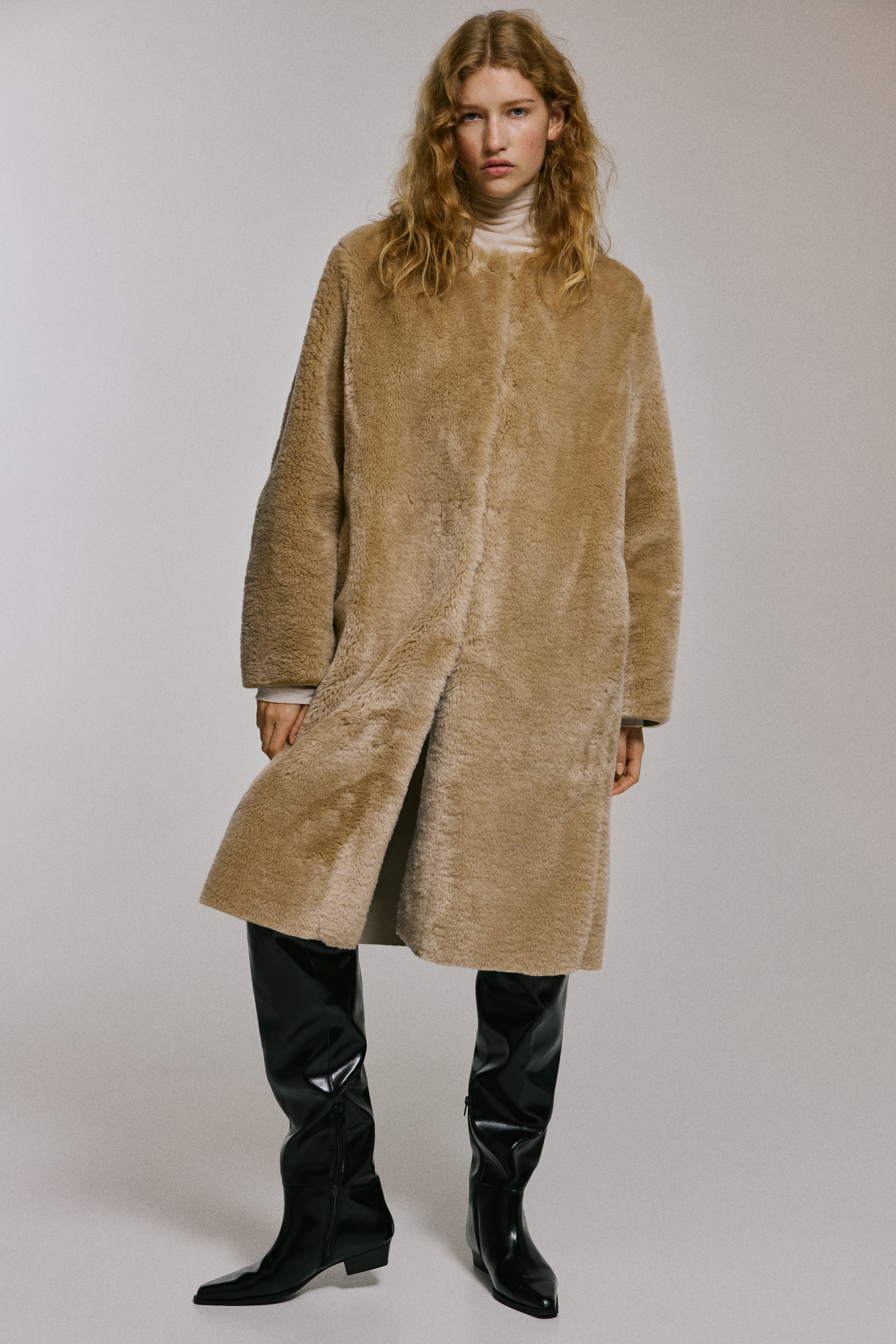 Teddy Coat - Beige