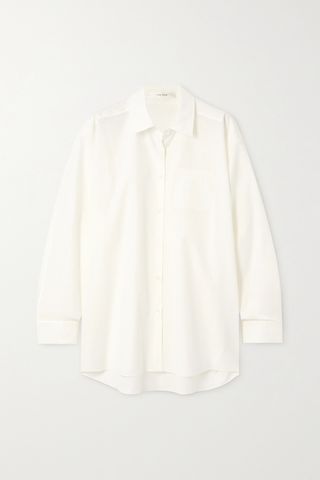 Moon Oversized Cotton-Poplin Shirt