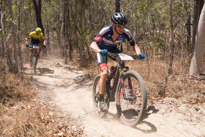 Australia's Michael England took the opening stage of the 2019 Crocodile Trophy