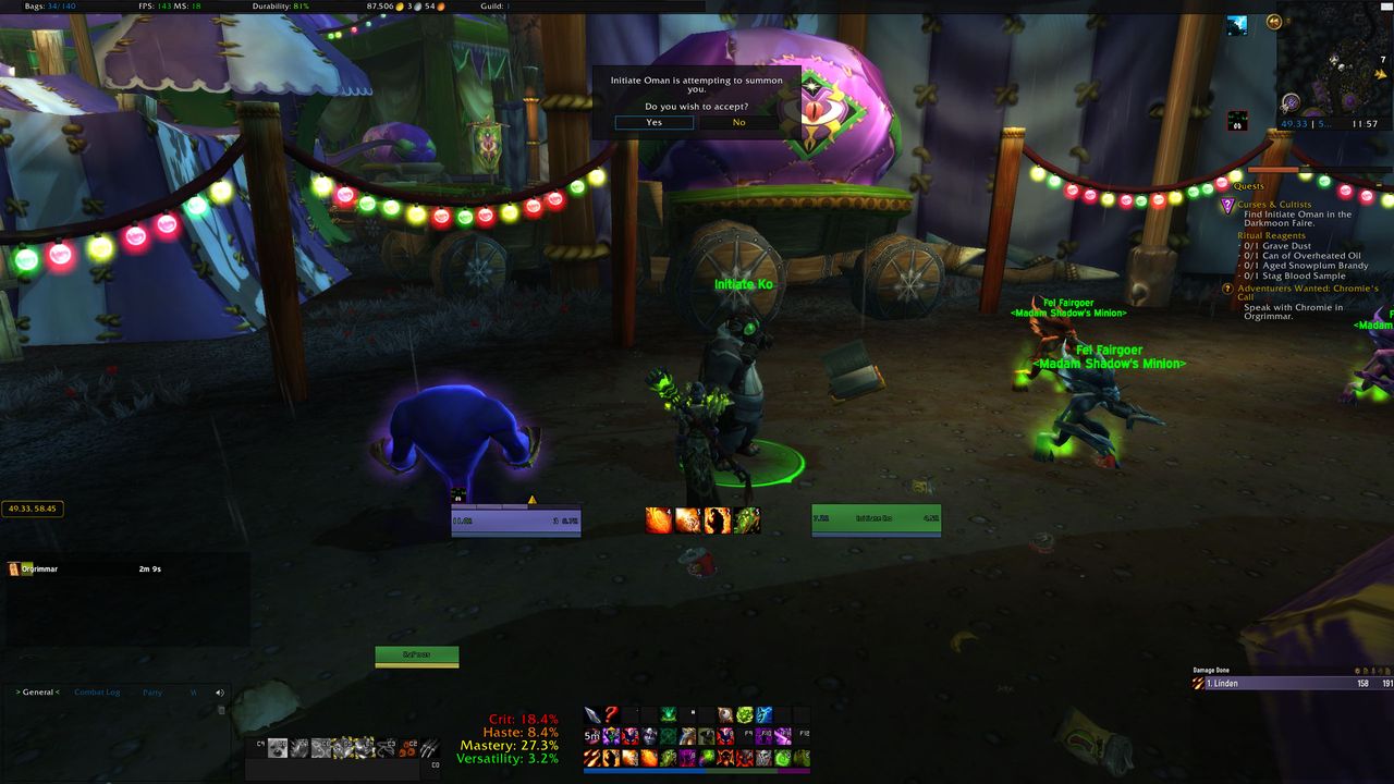 WoW When Revenge Burns Green