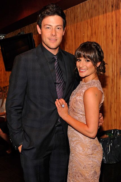 Lea Michele and Cory Monteith&#039;s night out