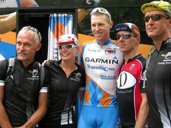 Ryder Hesjedal poses for a photograph.
