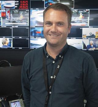 Svein Henning Skaga, project manager for TV 2 Norway