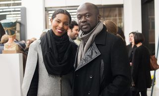 Model Ashley Shaw-Scott and architect David Adjaye